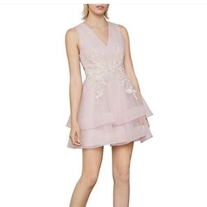 NWT BCBG MaxAzria Tulle Applique Dress